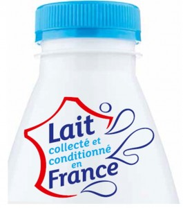 Bouteille lait + logo