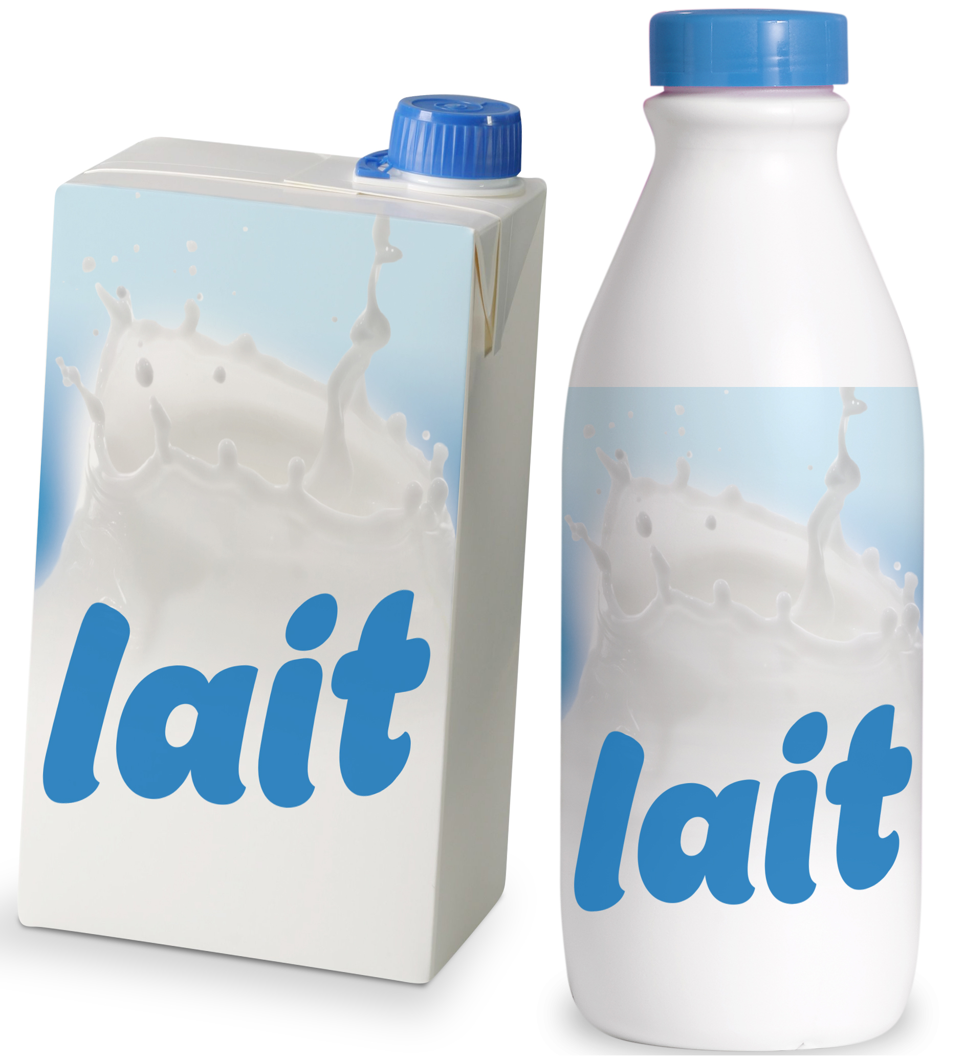 Boîte pour bouteilles de lait -  France