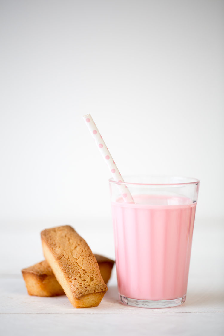 Lait fraise et financier
