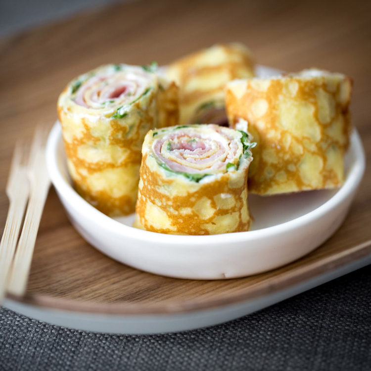Roulé De Crème Fromage Jambon